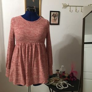 Pink babydoll shirt